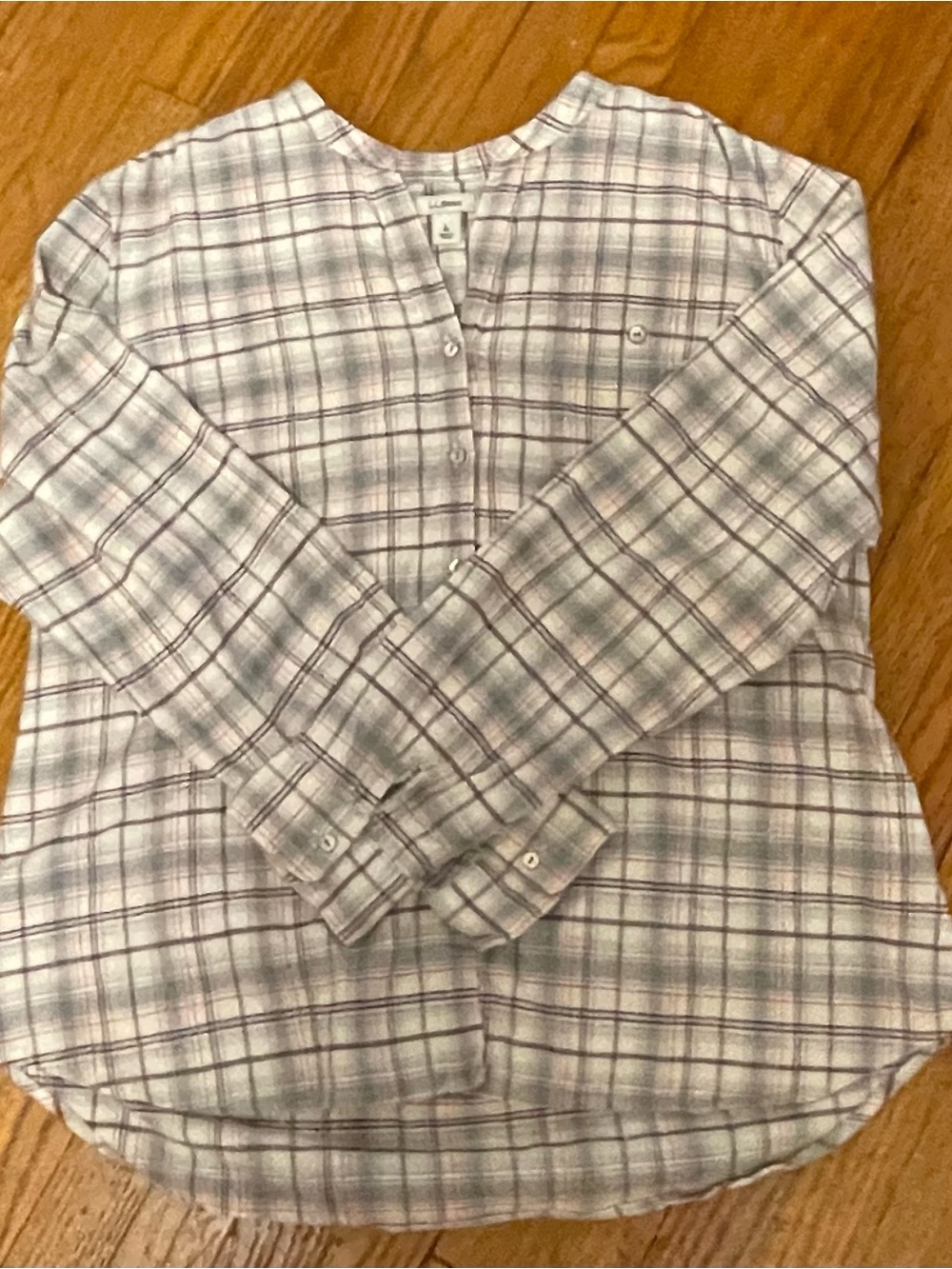 L.L. Bean Plaid Button-Down Shirt